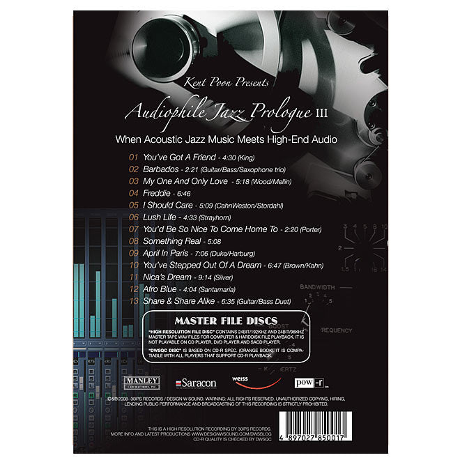 Audiophile Jazz Prologue Part 3 - 2 Disc