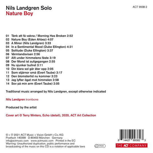 Nils Landgren Solo - Nature Boy CD